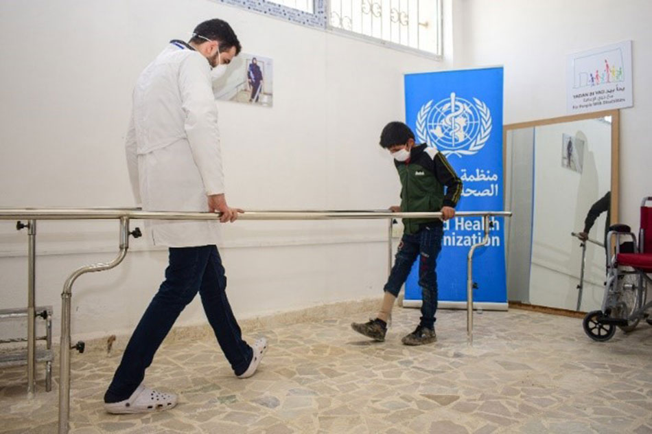 WHO and partners bring hope for people with disabilities in Aleppo, Syria