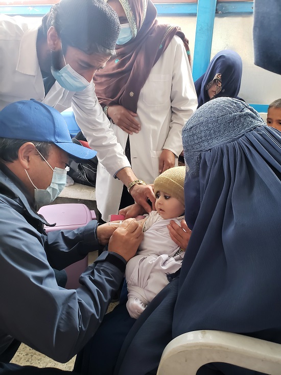 Measles vaccination campaign kicks off in Afghanistan to fight ongoing outbreak: around 1.2 million children in 24 provinces to get vaccinated