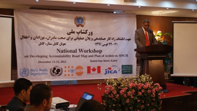 Country accountability roadmap on maternal, newborn, and child health in Afghanistan