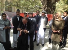 The Government of Afghanistan demonstrates strong commitment to polio eradication efforts