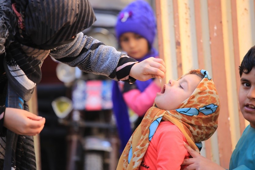 Aynaz, 3 years old. Ansari Avenue, Nahya 8, Herat City, Herat Province. Photo: Ramin Afshar/WHO Afghanistan