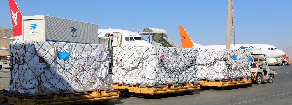 Afghanistan receives second shipment of COVID-19 vaccines through the COVAX Facility