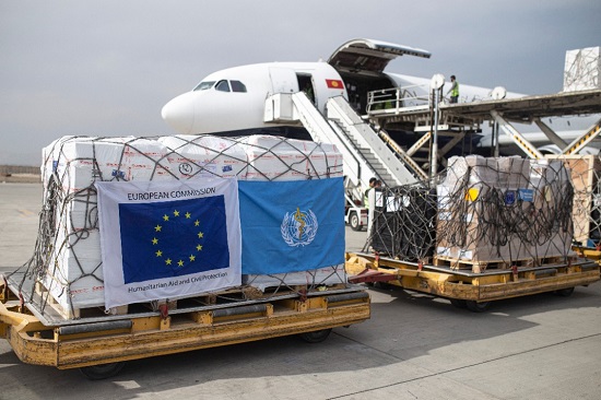 ECHO supports the delivery of WHO medical supplies to Kabul