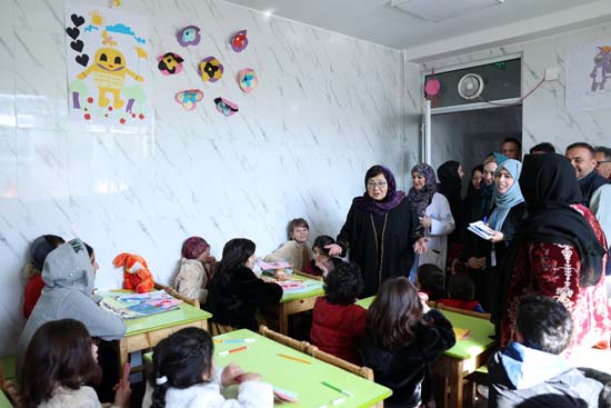 A classroom for children at the Women and Children Drug Treatment Centre, 7 Dec 2024. Photo: WHO Afghanistan