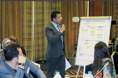 Risk communication, under the 90-day plan focused on developing specific plans and procedures to organize effective risk communication and social mobilization activities to mitigate the public health risk of Ebola. Workshops were conducted in Jordan, Oman and Sudan in April and May resulting in the establishment of the Eastern Mediterranean Risk Communication Network.