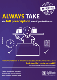 Second World Antibiotic Awareness Week, 14–20 November 2016