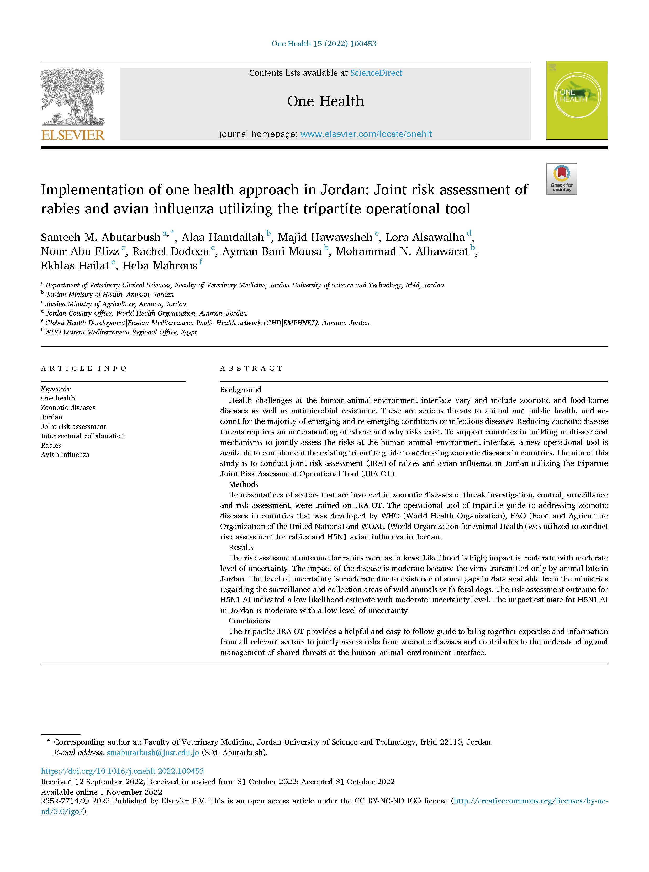 implementation_of_one_health_approach_in_jordan