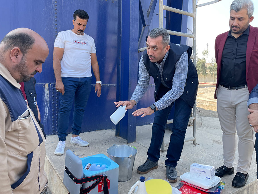 Environmental surveillance network training: WHO Iraq and federal ministries collaborate to ensure a polio-free Iraq