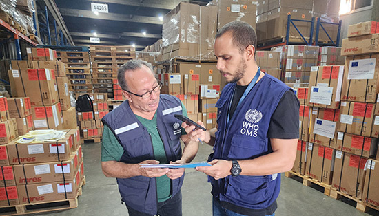 Invisible warriors in Lebanon: the essential work of WHO’s logistics and supplies officer