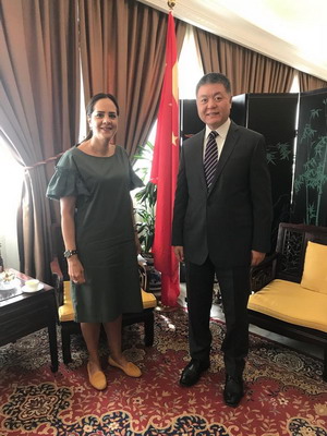 WHO Representative for Lebanon visits Chinese ambassador