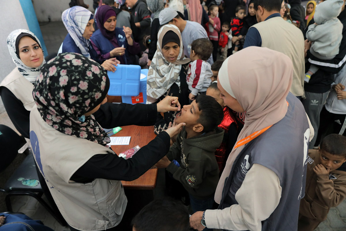 Second round of polio campaign in Gaza completed amid ongoing conflict and attacks: UNICEF and WHO