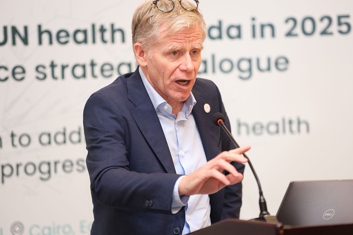 WHO Assistant Director-General for Universal Health Coverage, Life Course Division Dr Bruce Aylward. Photo credit: WHO