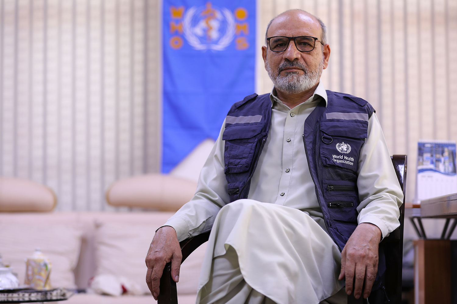 Meet the heroes powering our emergency response: Dr Sayed Abo Bakar Rasooli, Health Emergencies Officer, and Incident Manager for Herat Earthquakes Emergency Response, WHO Afghanistan