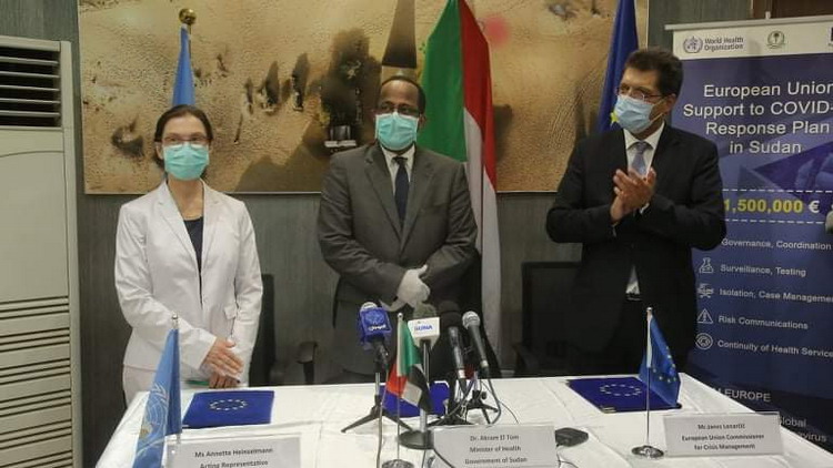 EU, WHO to strengthen Sudan’s COVID-19 response and health system