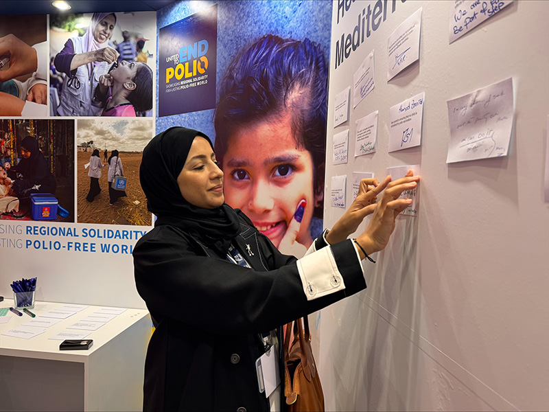 Member States redouble commitments for a lasting polio-free world at RC71 