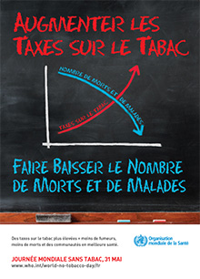 Augmentation des taxes sur le tabac : une bonne politique  pouvant avoir un impact très important sur la santé et l’économie