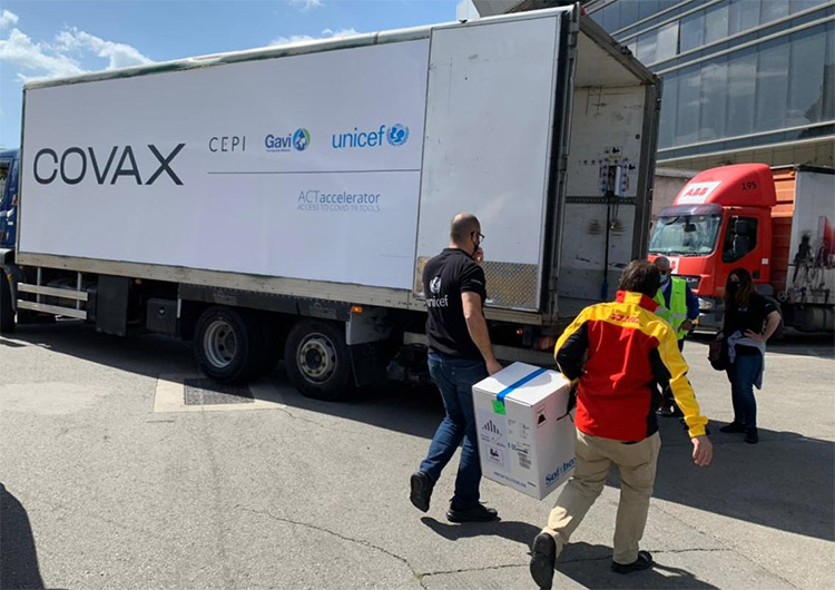 Arrival of first wave consignment of COVAX COVID-19 vaccine doses