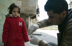 Vaccination campaign at risk as fighting intensifies in Syria