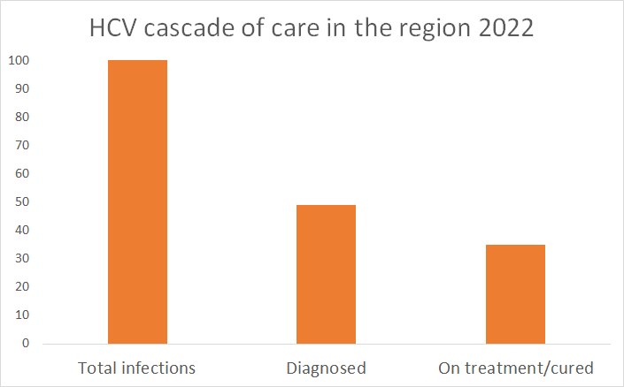 HCV in the region 2022