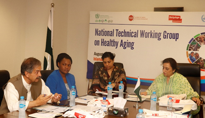 Meeting of Pakistan’s Technical Working Group on Healthy Ageing