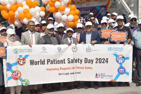 WHO Pakistan commemorates World Patient Safety Day 2024