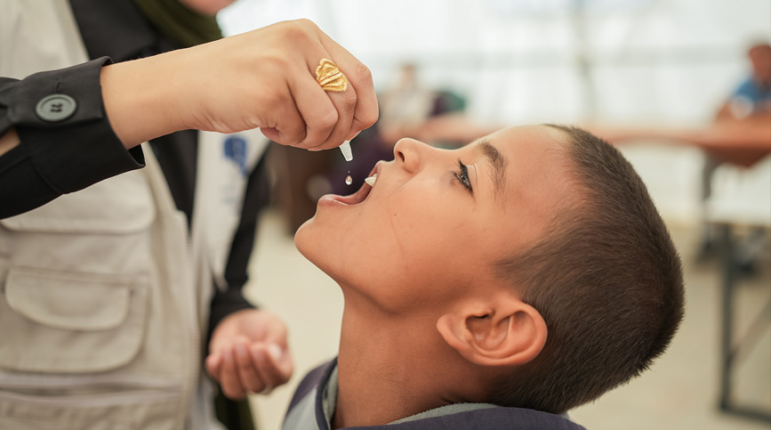 Mass polio vaccination campaign to continue in the Gaza Strip