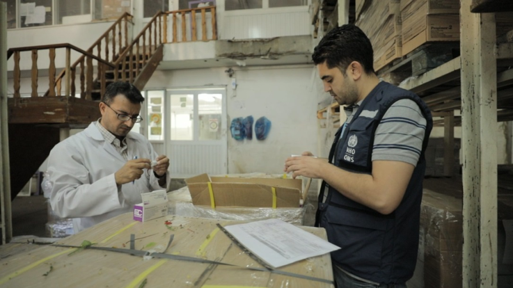 WHO delivers anti-epileptic drugs to Gaza with the support of EU, September 2018