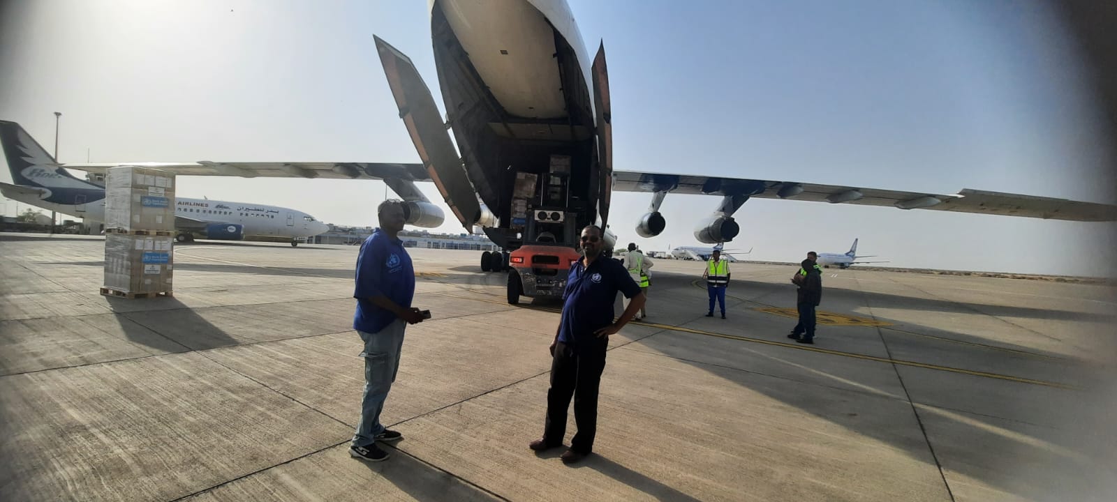 WHO chartered flight brings additional life-saving medical supplies into Sudan