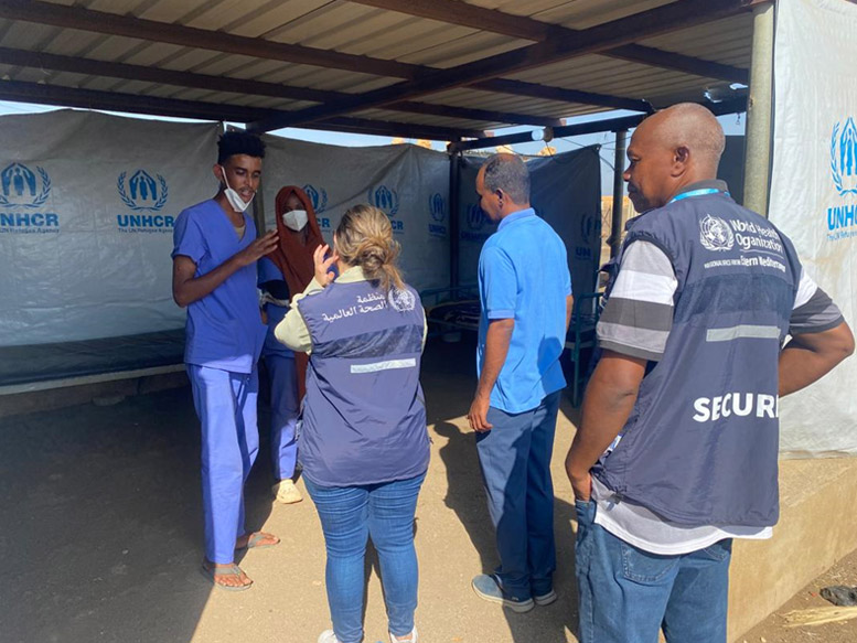 Sudan: WHO deploys a team to Gedaref and Kassala to assess the health needs of communities newly displaced from Al Jazirah