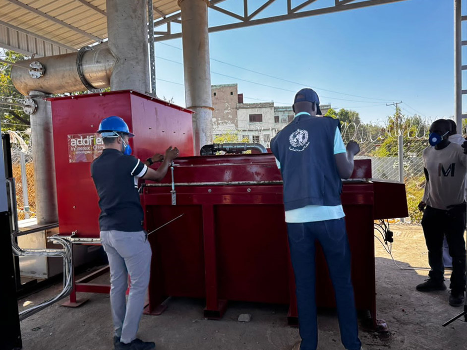 WHO is transforming medical waste management in Sudan with EU support