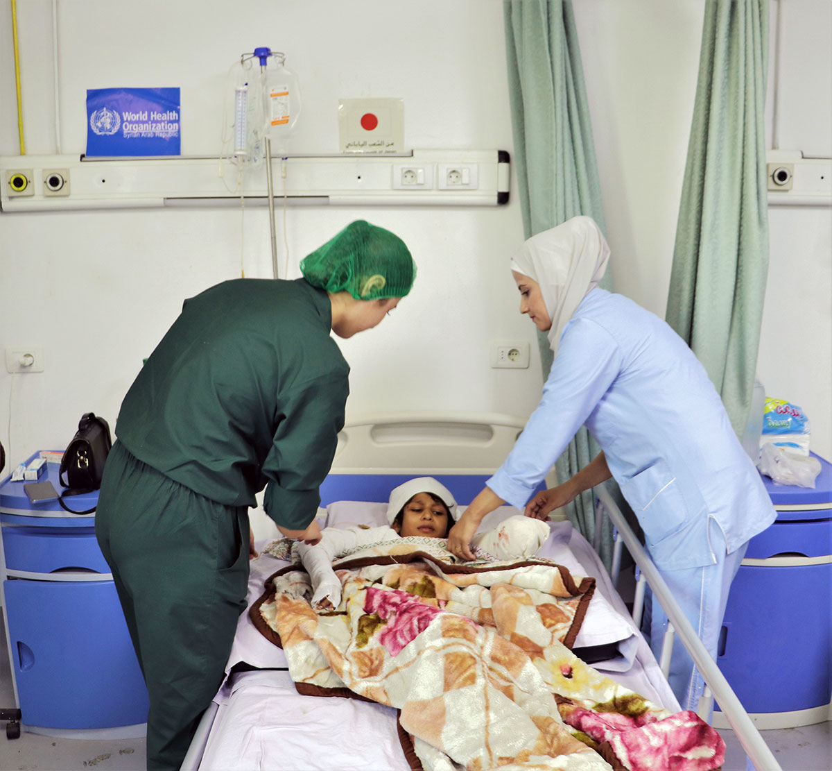 The lifesaving impact of Japan’s support for Al-Razi Hospital Burns Unit