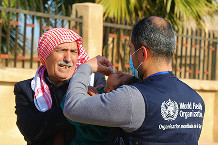 WHO Joins Forces with UNICEF, Gavi, and the Syrian Ministry of Health to vaccinate unvaccinated children During World Immunization Week