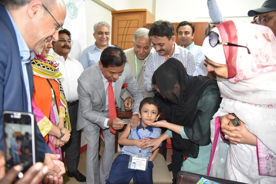 Pakistan introduces typhoid conjugate vaccine (TCV) into routine immunization schedule in world first