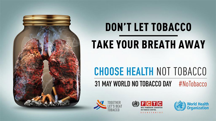 World No Tobacco Day 2019 - English infographic