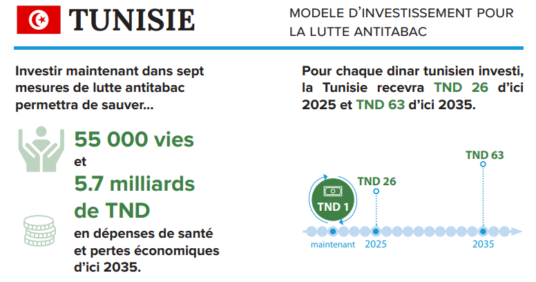 Modèle d’investissement pour la lutte antitabac en Tunisie