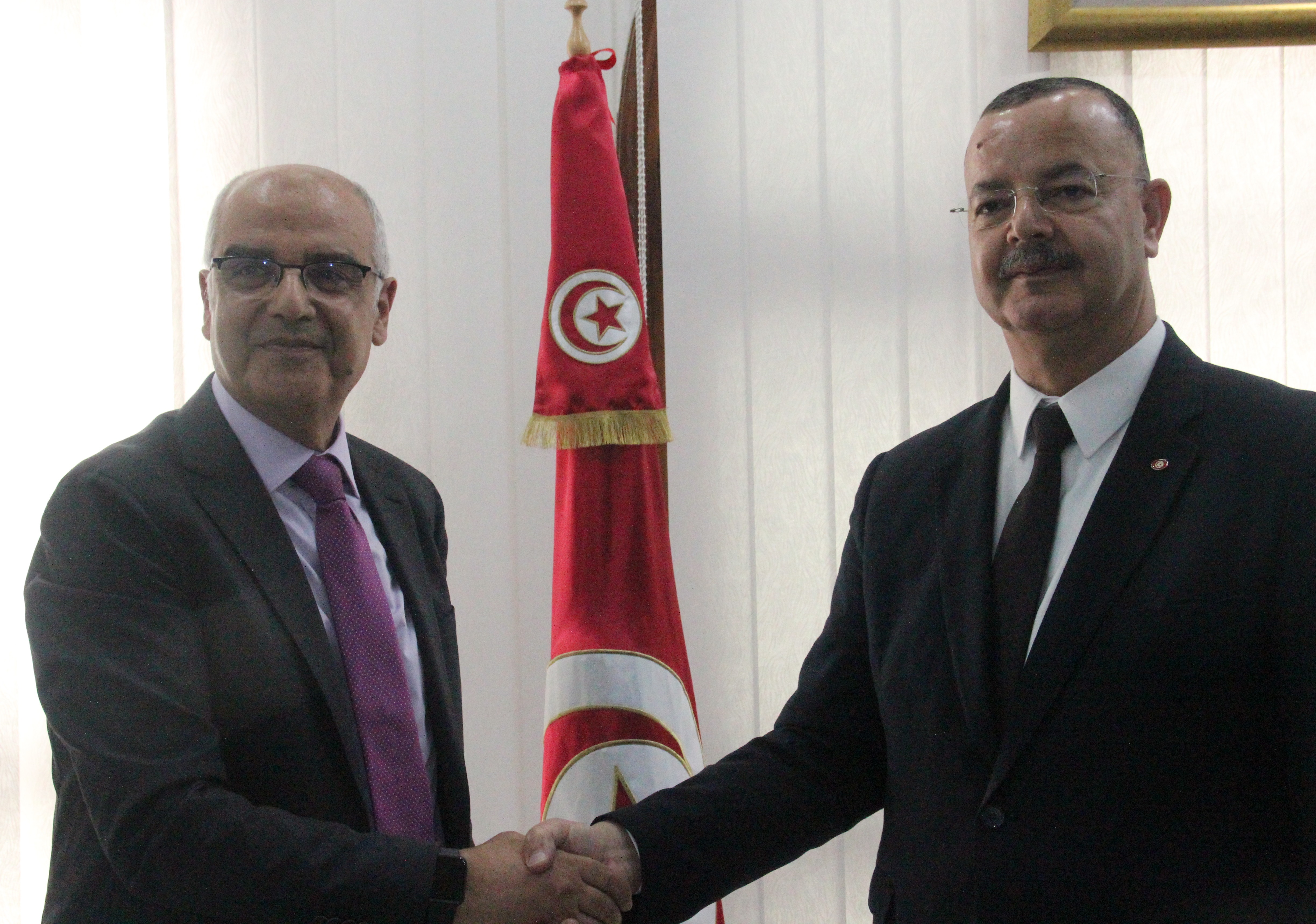 Dr Ibrahim El-Ziq et Pr Ali Mrabet