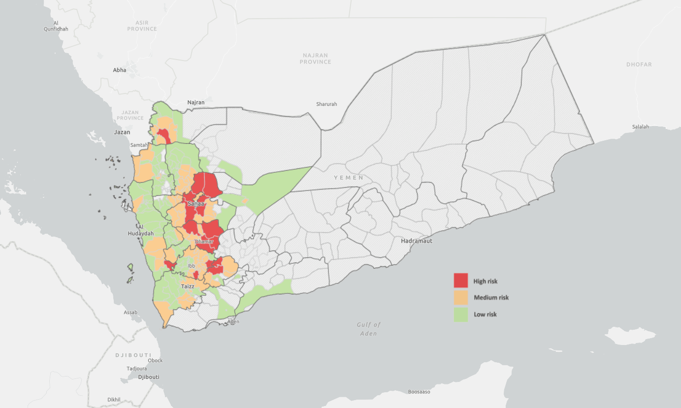 Figure 1: Flood forecast by district. Source: Agrometeorological Early Warning Bulletin, FAO – August 2024.