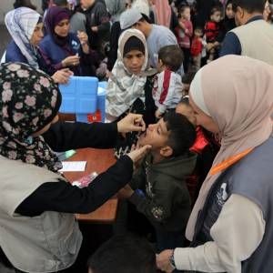 Second round of polio campaign in Gaza completed amid ongoing conflict and attacks: UNICEF and WHO