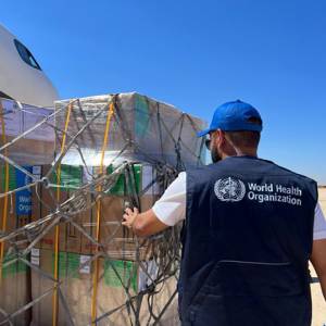 WHO health supplies arrive in Libya as part of intensified response to devastating floods 