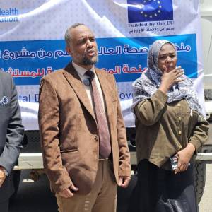 Thanks to the European Union, WHO donates medical equipment to Sudan’s health system